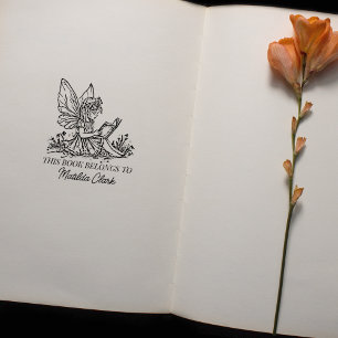 Vintag Fantasy Fairy Buchzeichen Gummistempel