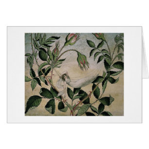 Vintag - Fee in einer Hängematte,