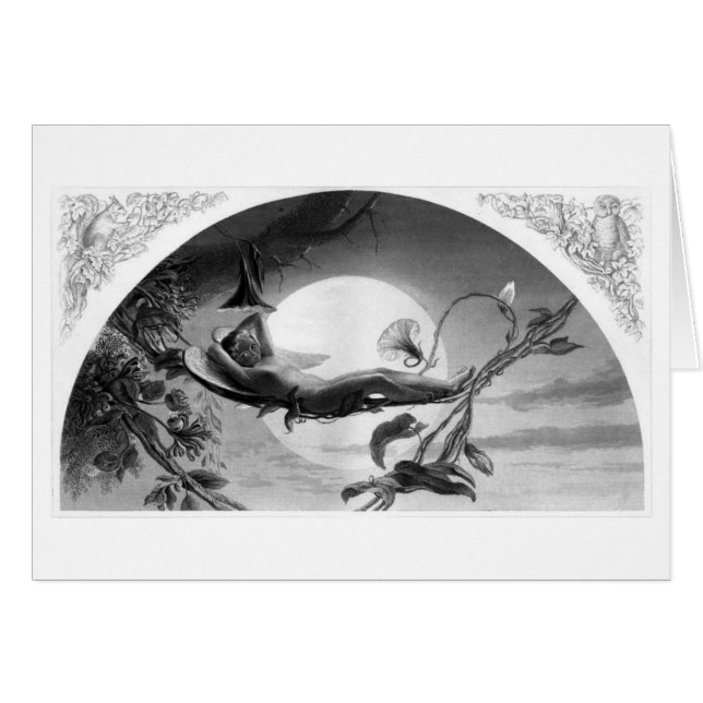 Vintag - feenhaftes Mädchen Ariel, (Vorderseite (Horizontal))