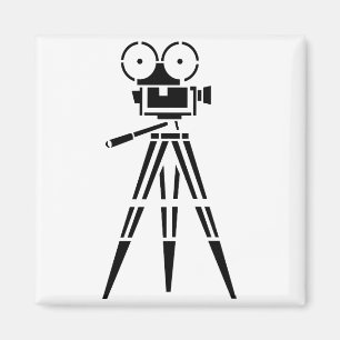Vintag-Film-Set-Kamera Magnet