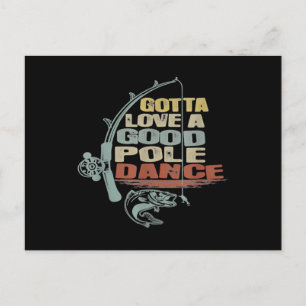 Vintag Fischen Cool Opa Postkarte