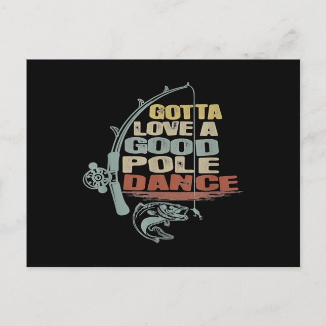 Vintag Fischen Cool Opa Postkarte (Vorderseite)