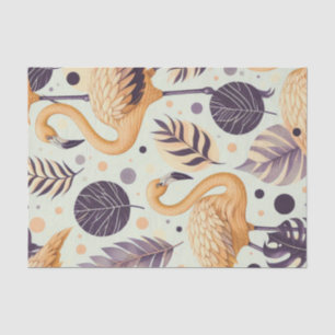 Vintag Flamingo Seamless Seidenpapier