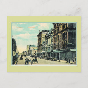 Vintag Flinders Street Melbourne Australien Postkarte