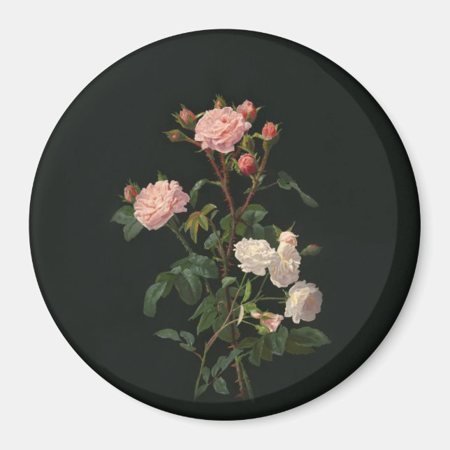 Vintag Floral Magnet (Vorne)