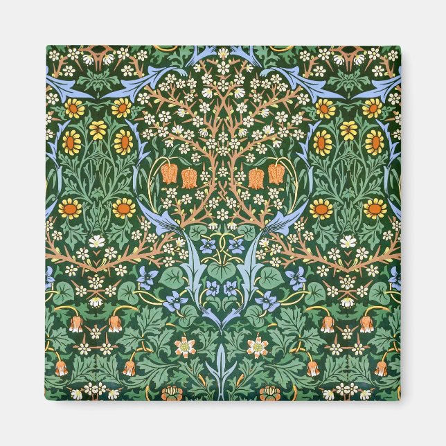 Vintag Floral Pattern William Morris Magnet (Vorne)