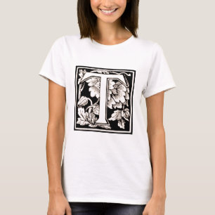 Vintag Floral "T" Gerahmt - Shirt