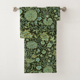 Vintag Floral William Morris Cherwell Badhandtuch Set