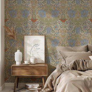 Vintag Floral William Morris Honeysuckle Design Tapete
