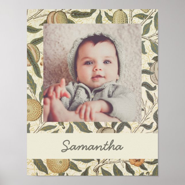 Vintag Floral William Morris Poster (Vorne)