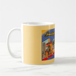 Vintag Florida Greetings Kaffeetasse