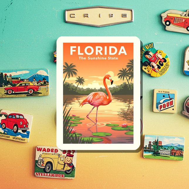 Vintag Florida Magnet (Von Creator hochgeladen)