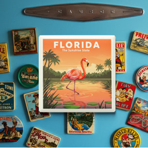 Vintag Florida Magnet