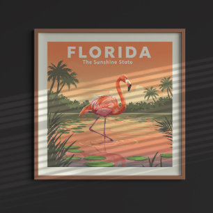 Vintag Florida Poster
