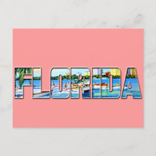 Vintag Florida Postkarte