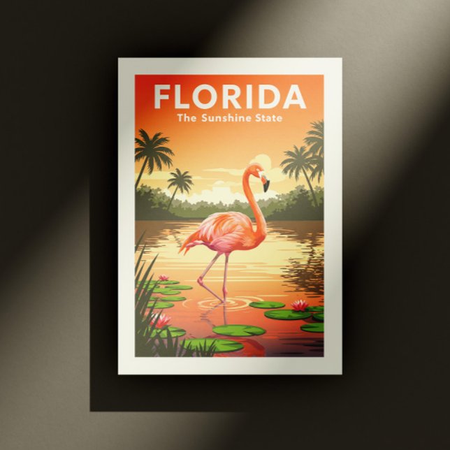 Vintag Florida Postkarte (Von Creator hochgeladen)
