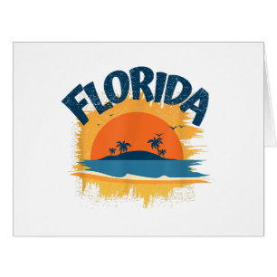 Vintag Florida Retro T-Shirt Design Sonnenschein
