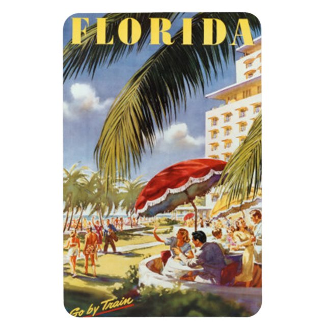 Vintag Florida, USA - Magnet (Vertikal)
