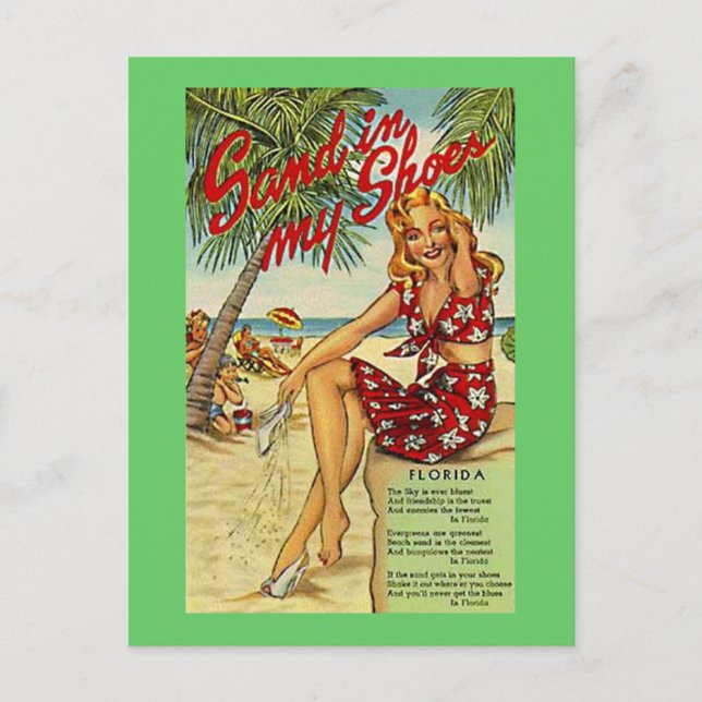 Vintag Florida, USA - Postkarte (Vorderseite)