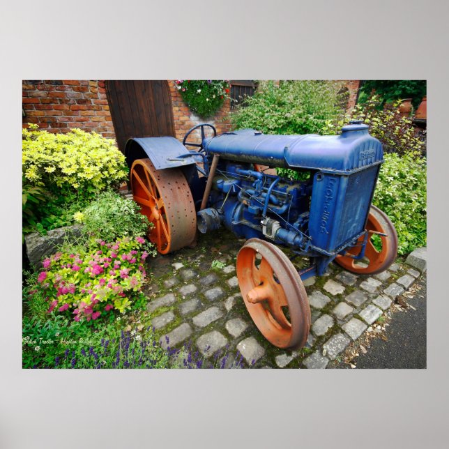Vintag Fordson Tractor Poster (Vorne)