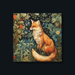 Vintag Forest Fox William Morris Inspirierte Botan Leinwanddruck<br><div class="desc">Dieses exquisite Leinwand besticht durch ein skurriles Design,  das inmitten eines üppigen Waldes einen angenehmen Fuchs ins Leben ruft. Umgeben von faszinierenden botanischen Blätter und zarten Jugendstilfloralen.</div>