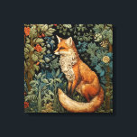 Vintag Forest Fox William Morris Inspirierte Botan Leinwanddruck<br><div class="desc">Dieses exquisite Leinwand besticht durch ein skurriles Design,  das inmitten eines üppigen Waldes einen angenehmen Fuchs ins Leben ruft. Umgeben von faszinierenden botanischen Blätter und zarten Jugendstilfloralen.</div>