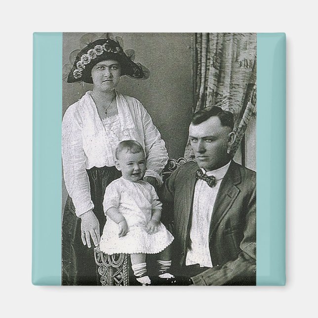 Vintag Foto Magnet (Vorne)