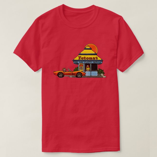 Vintag Fotomat Drive Thru T-Shirt (Design vorne)