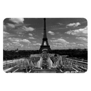 Vintag France Paris Fontains Tower Eiffel Magnet