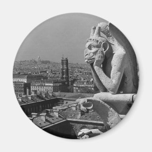 Vintag France Paris Notre Dame Denker der Kathedra Magnet