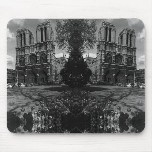 Vintag France Paris Notre Dame Kathedrale Mouse Pa Mousepad