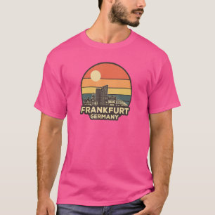 Vintag Frankfurt Skyline T-Shirt