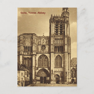 Vintag, Frankreich, Schweden, Abtei Postkarte