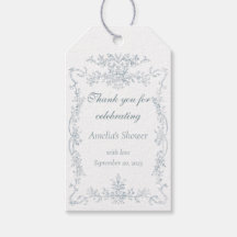 Vintag-Französisch-Blue-Frame-Bridal-Showe