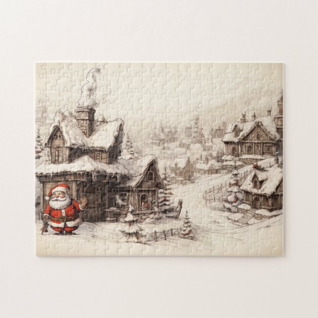 Vintag frohe Weihnachten (Horizontal)