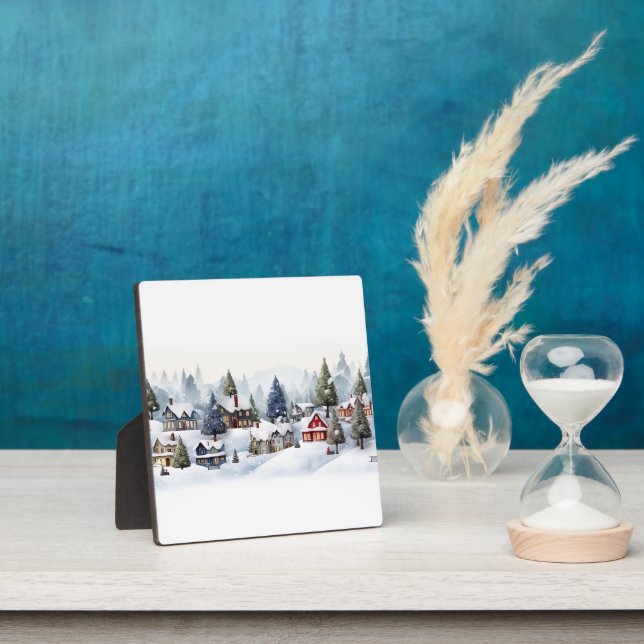 Vintag frohe Weihnachten Fotoplatte (InSitu)