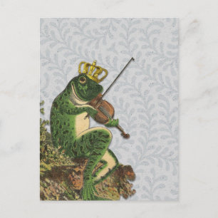 Vintag Froschprinz Charming Postkarte