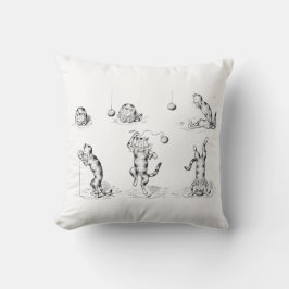 Vintag Funny Catnip Cat Kissen