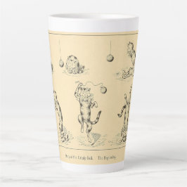 Vintag Funny Catnip Cat Milchtasse