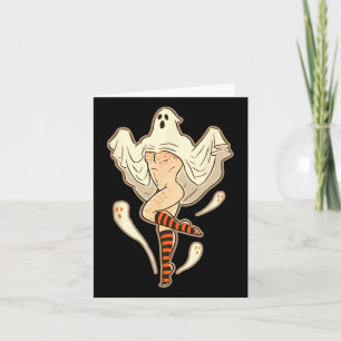 Vintag Funny Gay Halloween Karte