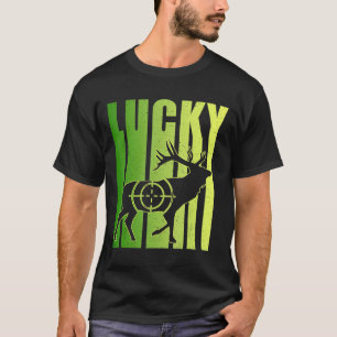 Vintag Funny Lucky Irish Hunting St Patricks Day T-Shirt