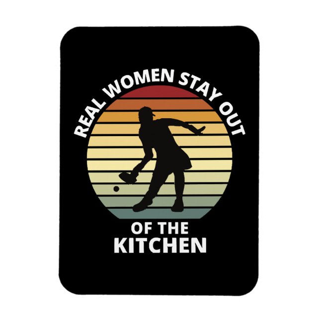Vintag Funny Pickleball Magnet (Vertikal)