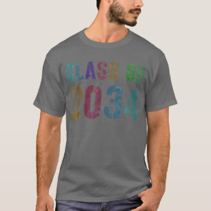 Vintag Future CLASS 2034 Abschluss Goodbye Ki T-Shirt