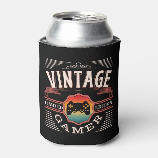 VINTAG GAMER-BEGRENZTE AUSGABE DOSENKÜHLER (Kanne Vorderseite)