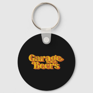 Vintag Garage Biere trinken Retro Funny Fat Schlüsselanhänger