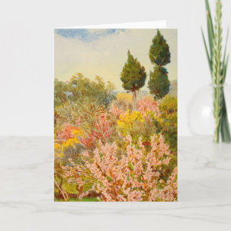 Vintag Garden Art - Elgood, George S. Feiertagskarte