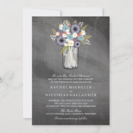 Vintag Garden Floral Mason | Hochzeit Einladung