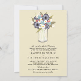 Vintag Garden Mason | Hochzeit Einladung
