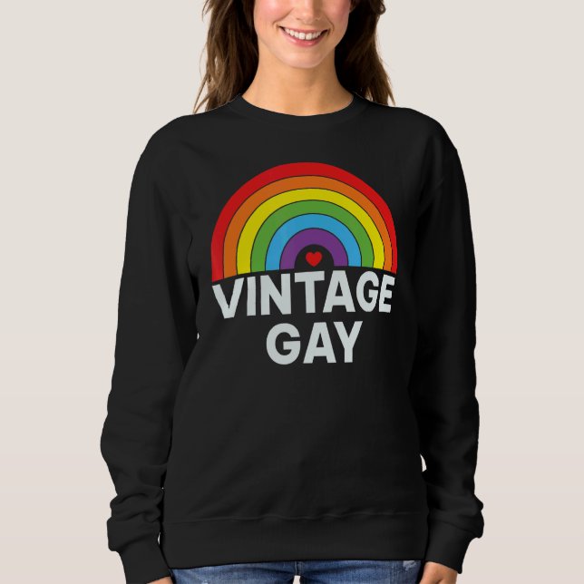 Vintag Gay Sweatshirt (Vorderseite)