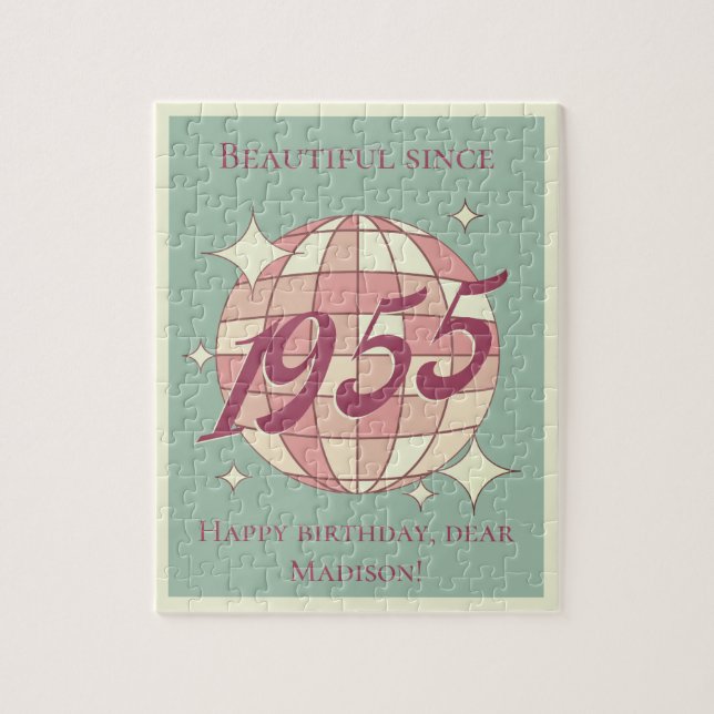 Vintag geboren 1955 70. Geburtstagsgeschenk (Vertikal)